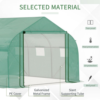 outsunny-walk-in-polytunnel-garden-greenhouse-outdoor-greenhouse-with-pe-cover-zippered-roll-up-door-and-6-windows-3-5-x-3-x-2m-green