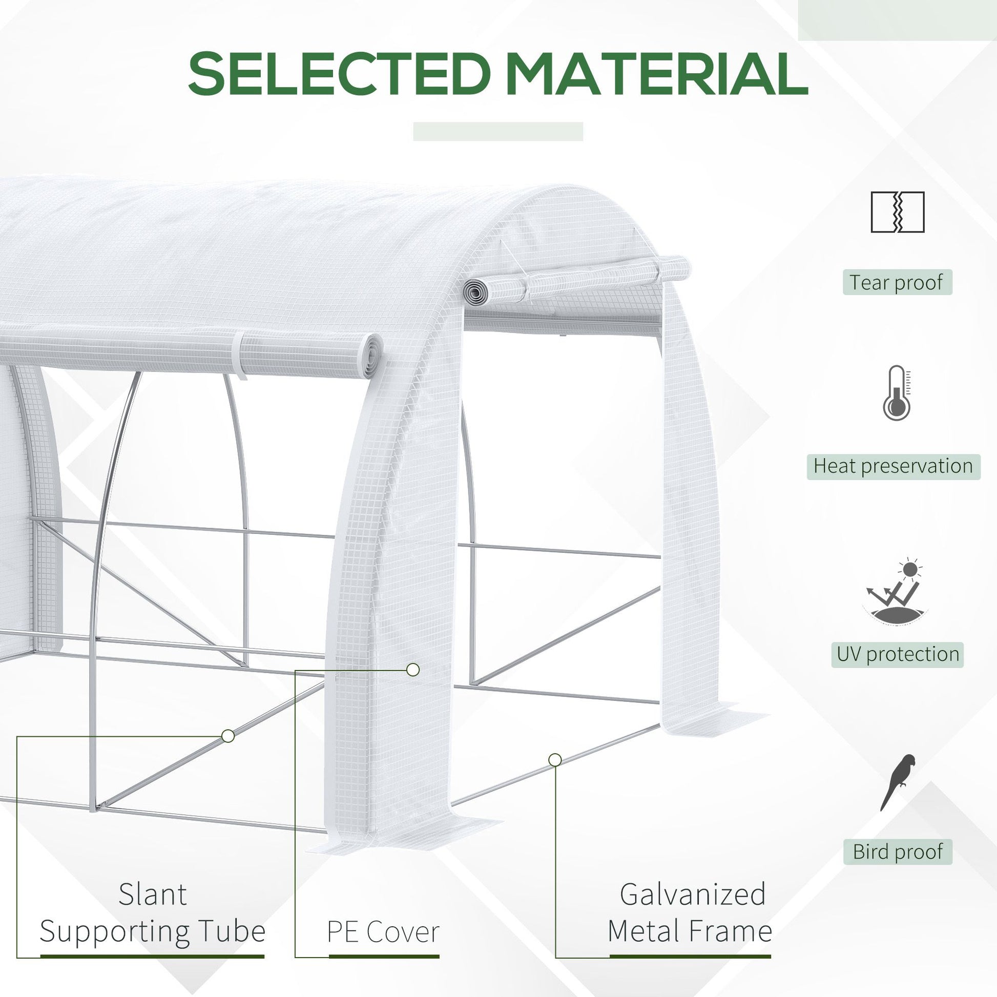 outsunny-3-x-3-x-2-m-polytunnel-greenhouse-walk-in-pollytunnel-tent-with-steel-frame-reinforced-cover-zippered-door-6-windows-for-garden-white