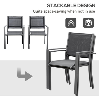 outsunny-garden-chairs-set-of-2-outdoor-chairs-with-steel-frame-texteline-seats-for-camping-fishing-patio-balcony-dark-grey-black