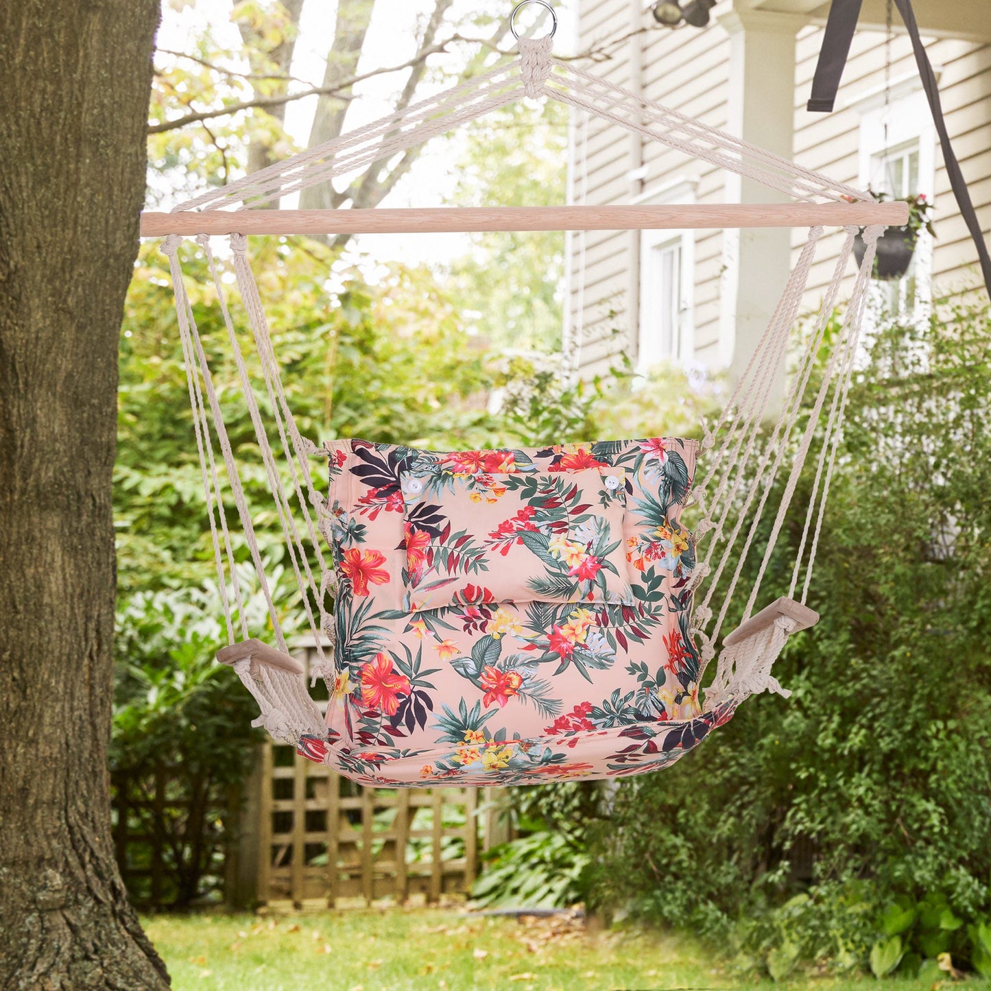 outsunny-garden-outdoor-hanging-hammock-chair-thick-rope-frame-wooden-arms-safe-wide-seat-garden-outdoor-spot-stylish-multicoloured-floral