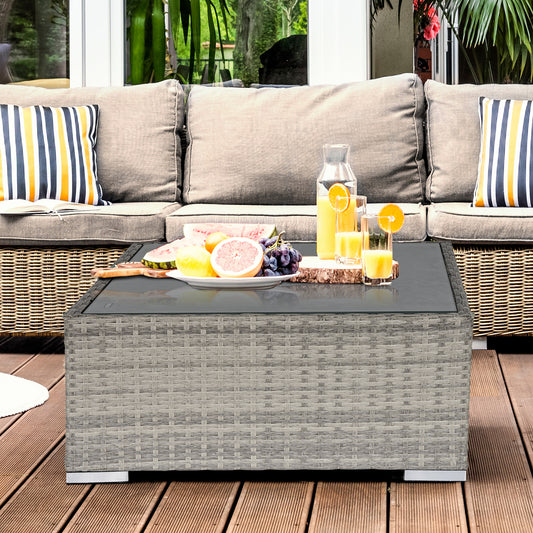 outsunny-rattan-wicker-patio-coffee-table-ready-to-use-outdoor-furniture-suitable-for-garden-backyard-grey