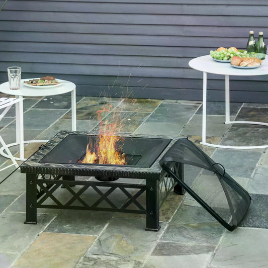 outsunny-3-in-1-square-fire-pit-square-table-metal-brazier-for-garden-patio-with-bbq-grill-shelf-spark-screen-cover-grate-poker-76-x-76-x-47cm