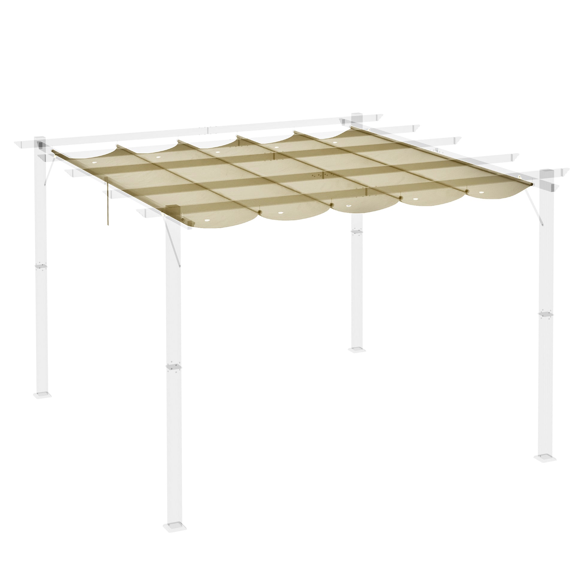 outsunny-retractable-pergola-shade-cover-replacement-canopy-for-4-x-3-m-pergola-retractable-roof-beige