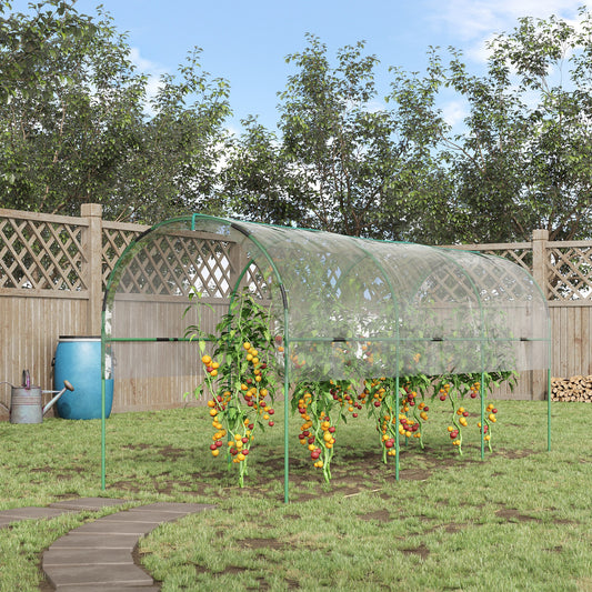 outsunny-tunnel-tomato-greenhouse-with-4-hoops-and-top-tap-pointed-bottom-and-guy-ropes-clear