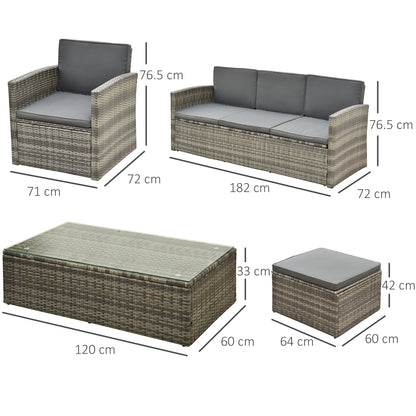 outsunny-6-seater-outdoor-garden-rattan-furniture-set-w-table-grey