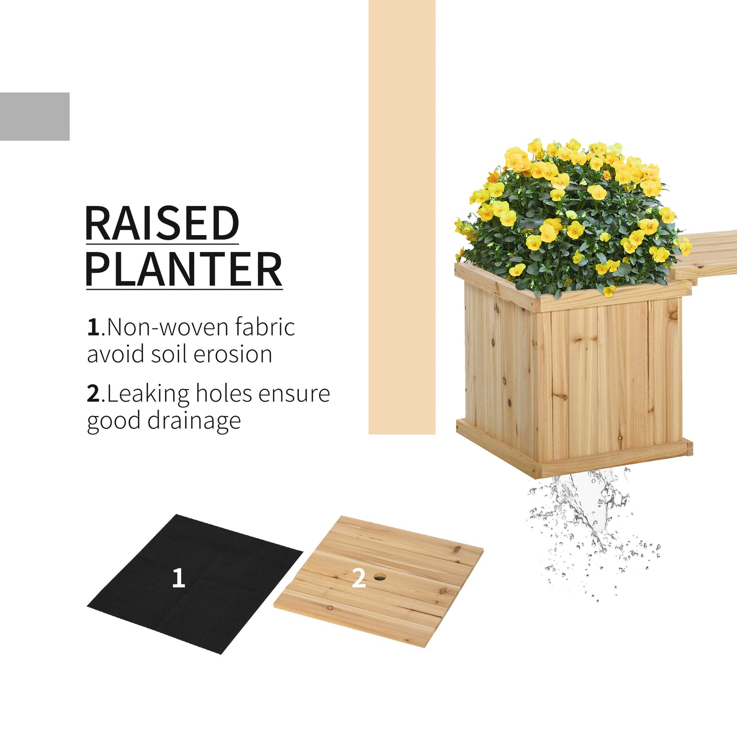 outsunny-wooden-garden-planter-bench-combination-garden-raised-bed-patio-park-natural-176-x-38-x-40-cm