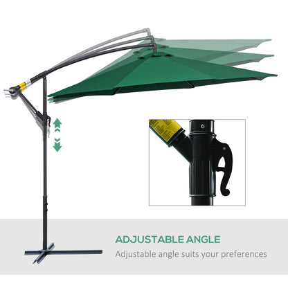 outsunny-3m-garden-banana-parasol-hanging-cantilever-umbrella-with-crank-handle-and-cross-base-for-outdoor-sun-shade-green