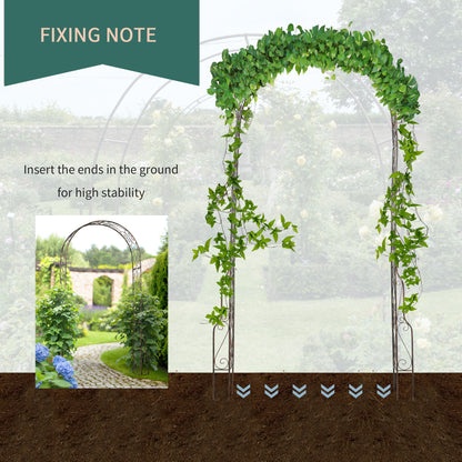 outsunny-metal-decorative-garden-rose-arch-arbour-trellis-for-climbing-plants-support-archway-wedding-gate-120l-x-30w-x-226h-cm