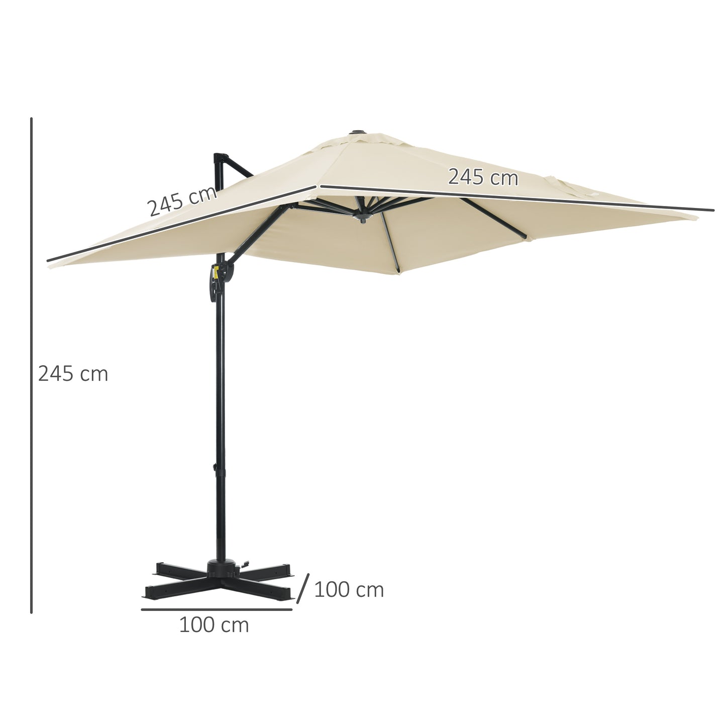 outsunny-2-5-x-2-5m-patio-offset-parasol-umbrella-cantilever-hanging-aluminium-sun-shade-canopy-shelter-360-rotation-w-crank-handle-cream-white