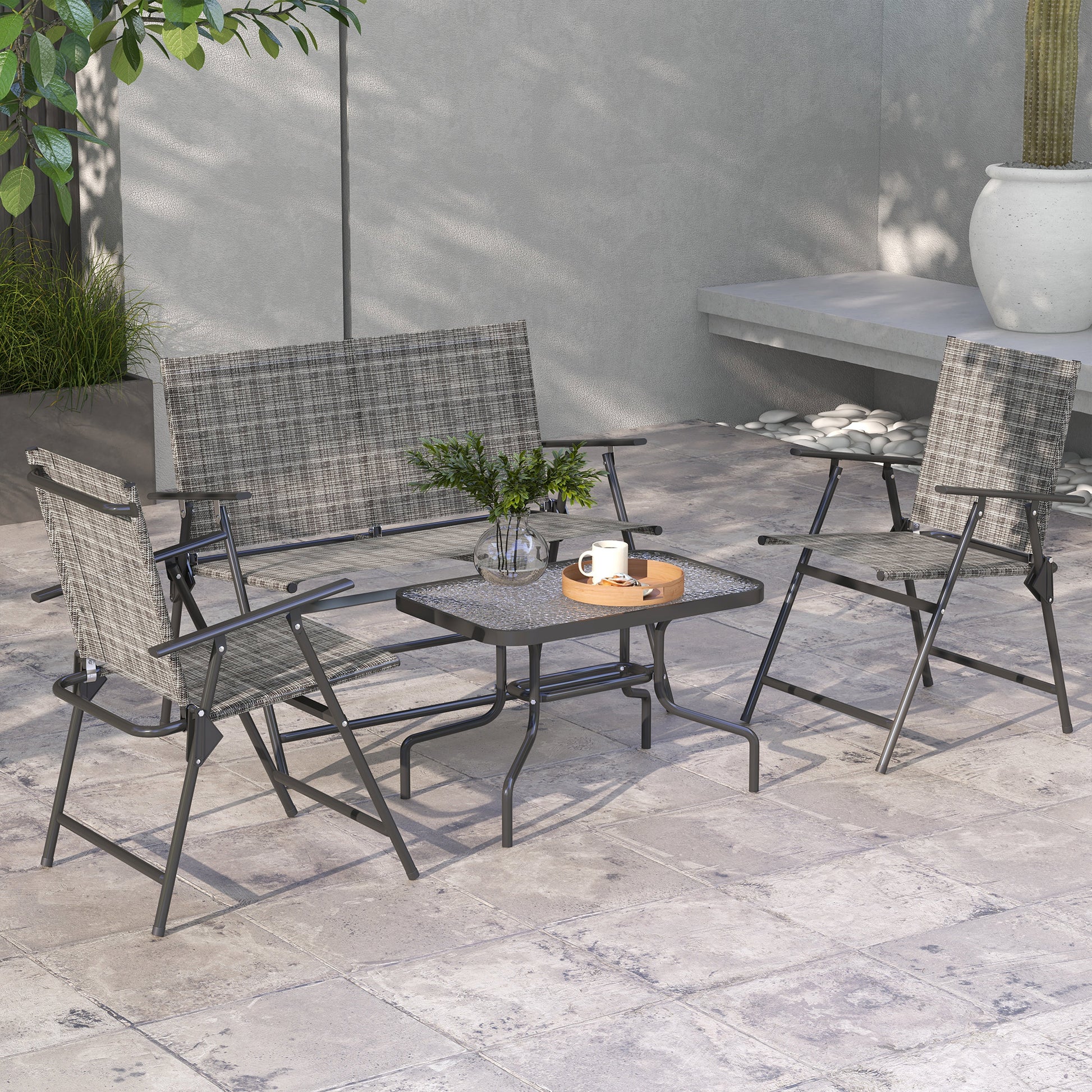 outsunny-outdoor-4-pieces-patio-furniture-set-with-breathable-mesh-fabric-seat-backrest-garden-set-with-two-foldable-armchairs-a-loveseat-glass-top-table-mixed-grey