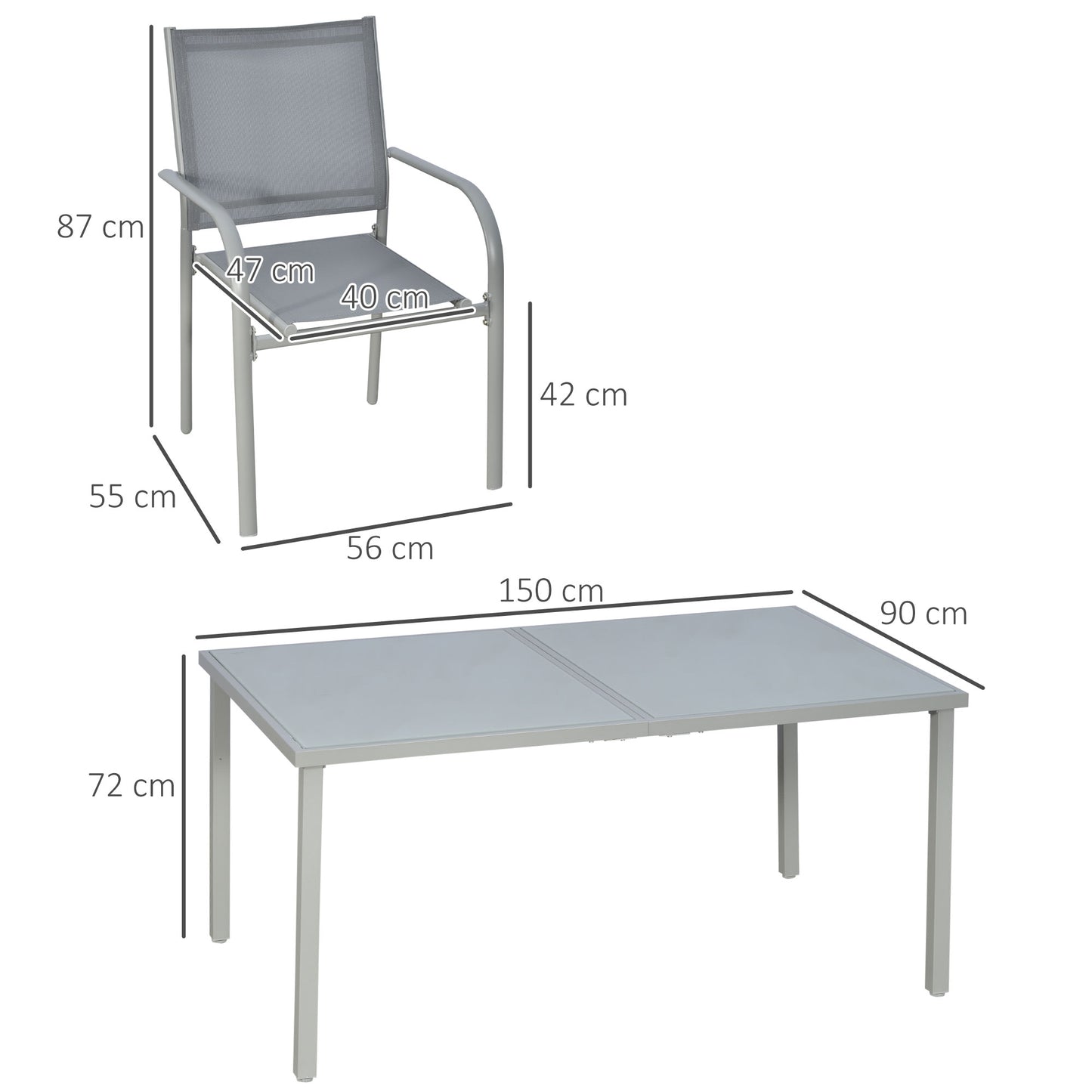 outsunny-7-piece-garden-dining-set-outdoor-table-and-6-stackable-chairs-steel-frame-tempered-glass-top-table-mesh-seats-grey