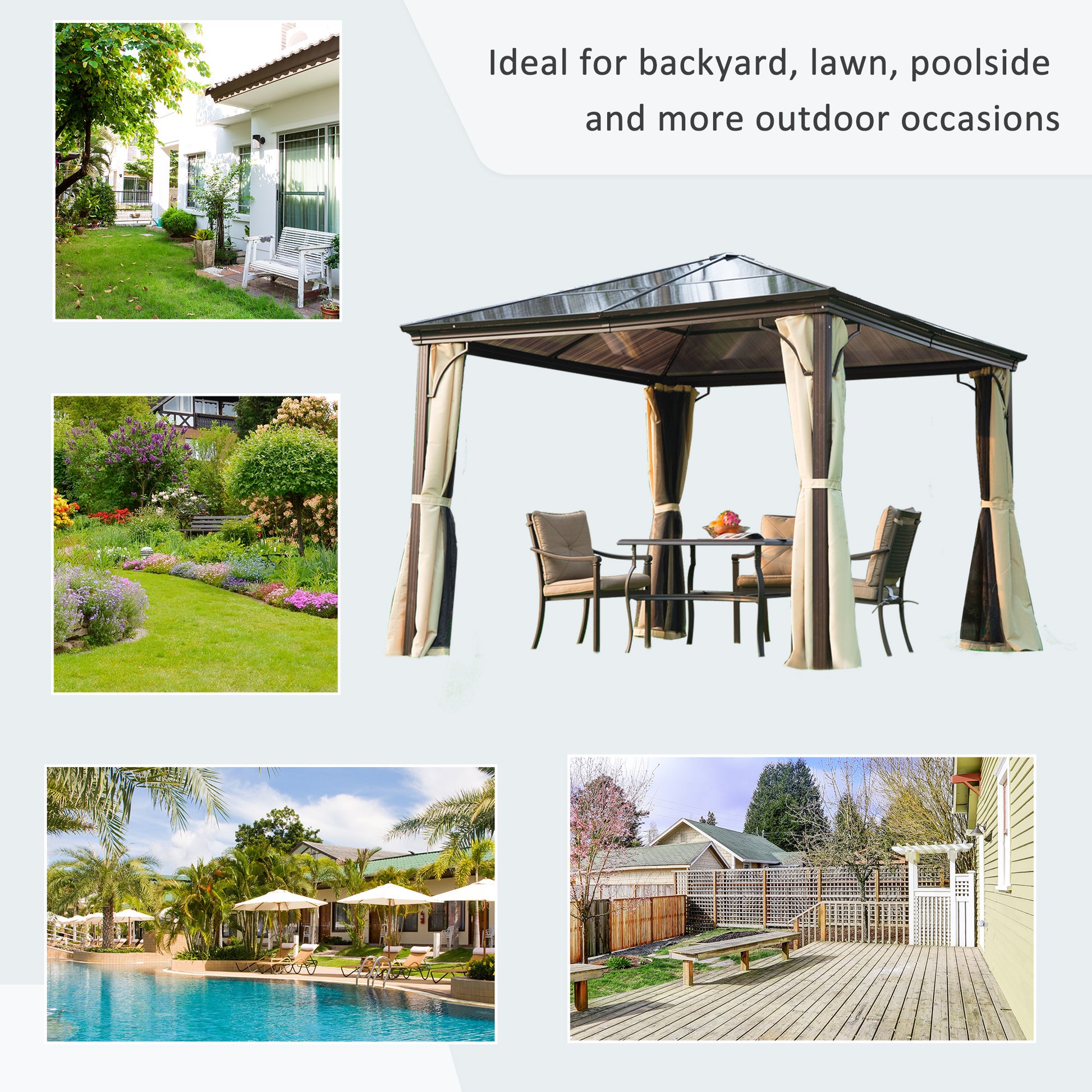 outsunny-3-x-3m-hardtop-gazebo-canopy-with-polycarbonate-roof-and-aluminium-frame-garden-pavilion-with-mosquito-netting-and-curtains-brown