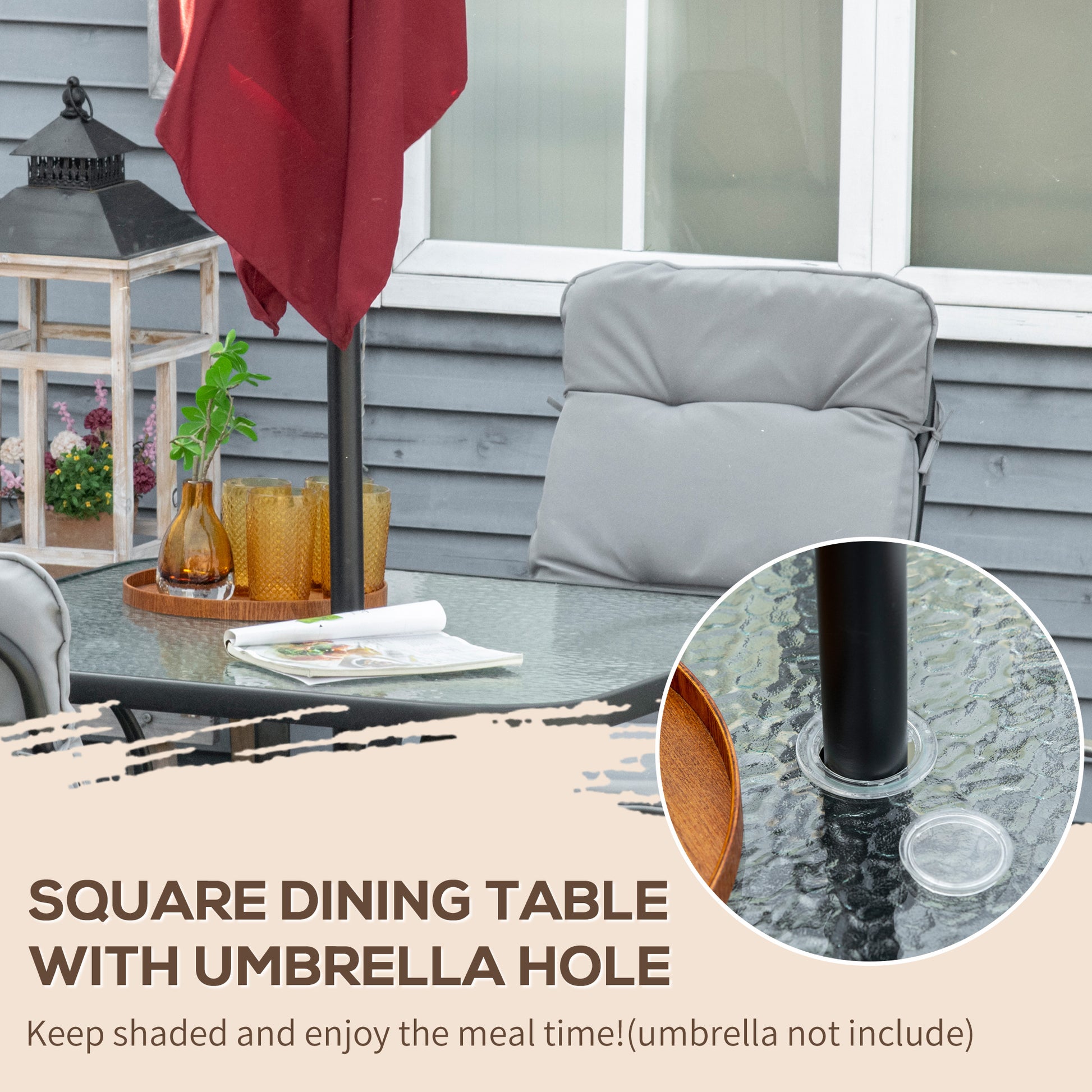 outsunny-5-pieces-garden-dining-set-outdoor-square-dining-table-and-4-cushioned-armchairs-tempered-glass-top-table-w-umbrella-hole-black