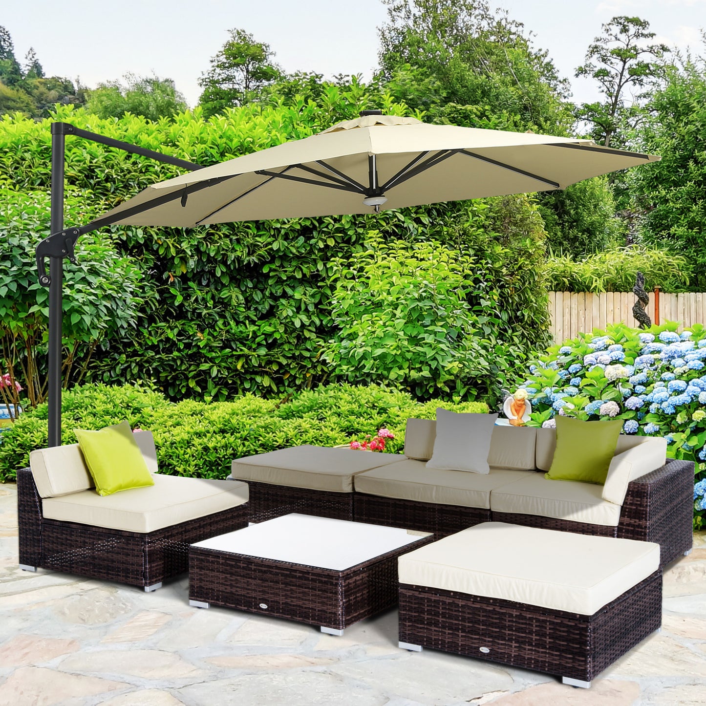 outsunny-5-seater-rattan-sofa-coffee-table-set-sectional-wicker-weave-furniture-for-garden-outdoor-conservatory-w-pillow-cushion-brown