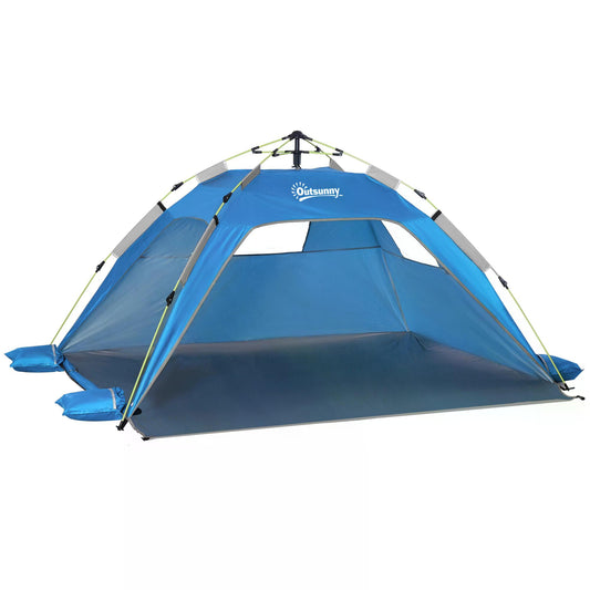 outsunny-pop-up-beach-tent-sun-shade-shelter-for-1-2-person-uv-protection-waterproof-with-ventilating-mesh-windows-carrying-bag