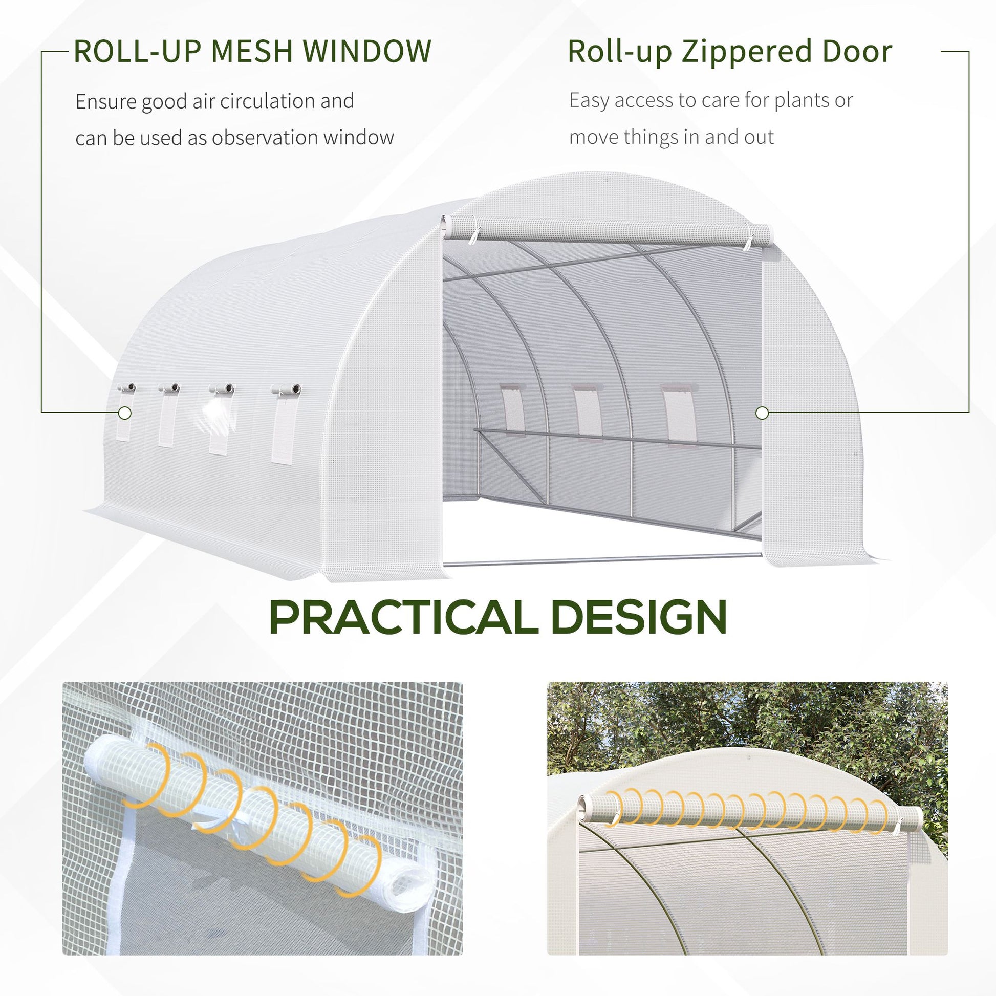 outsunny-6-x-3-x-2-m-large-walk-in-greenhouse-garden-polytunnel-greenhouse-with-metal-frame-zippered-door-and-roll-up-windows-white