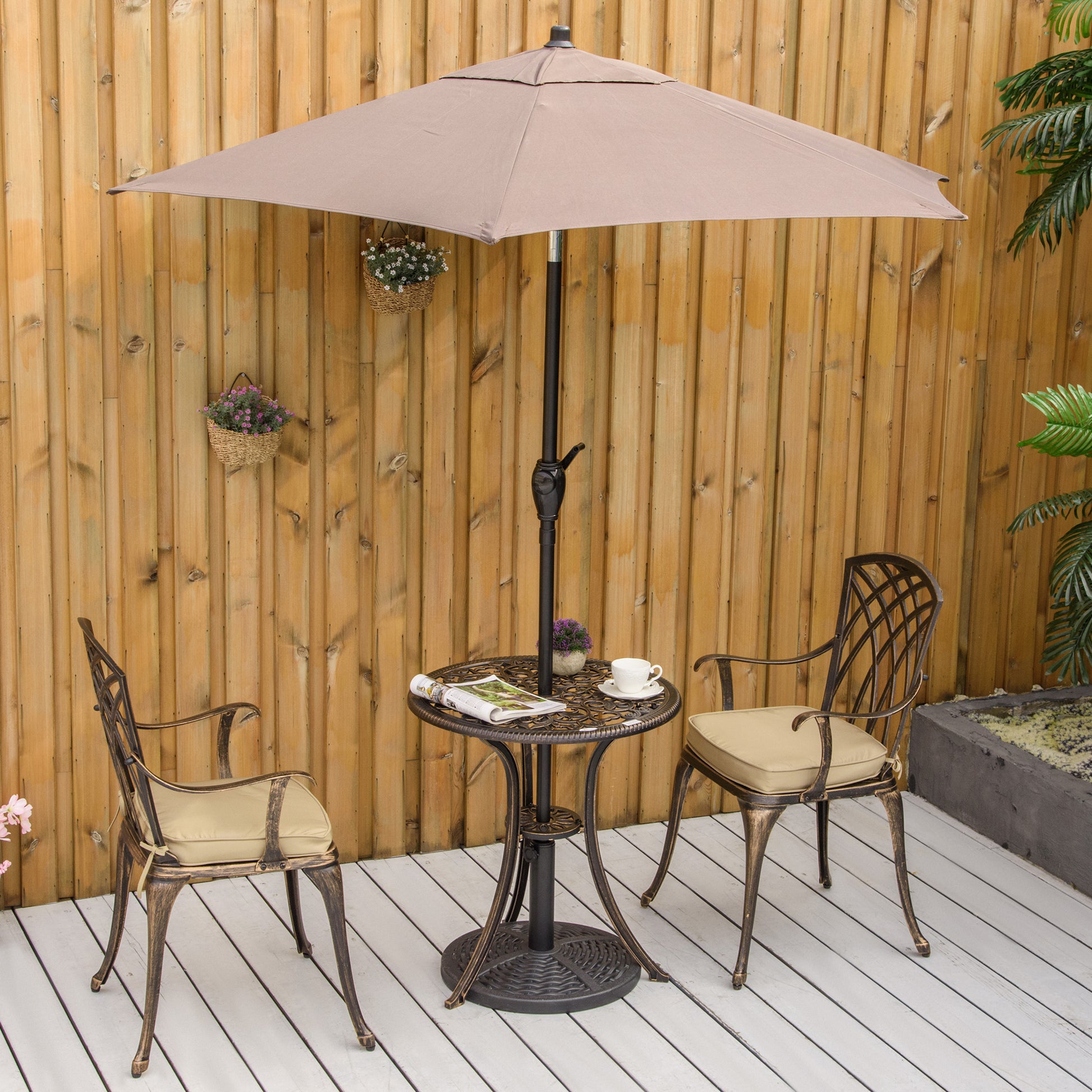 outsunny-3-piece-cast-aluminium-garden-bistro-set-for-2-with-parasol-hole-outdoor-coffee-table-set-with-cushions-bronze