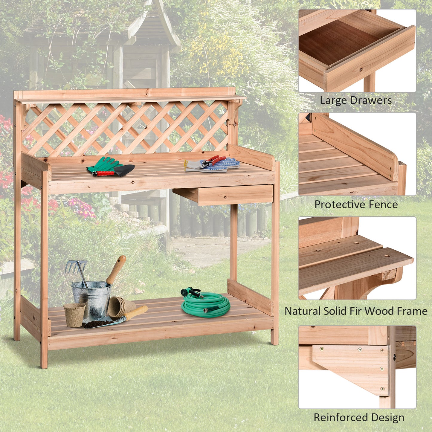 outsunny-wooden-garden-potting-table-with-drawer-flower-plant-work-bench-workstation-tool-storage-shelves-outdoor-grid