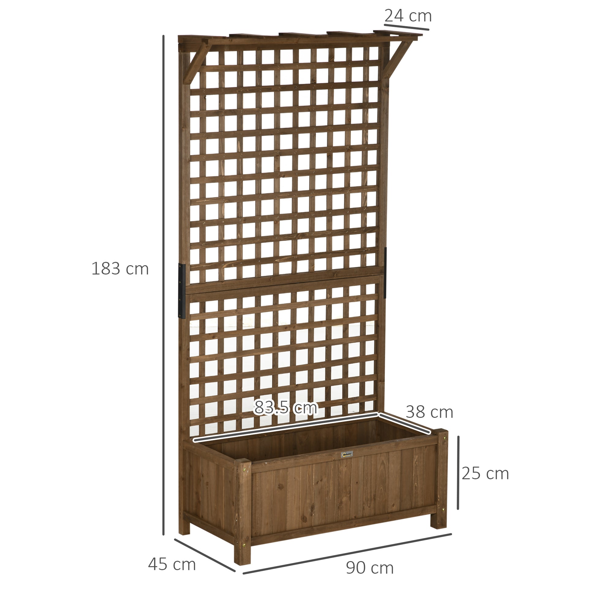 outsunny-wood-planter-with-trellis-for-vine-climbing-raised-garden-bed-privacy-screen-for-backyard-patio-deck-coffee