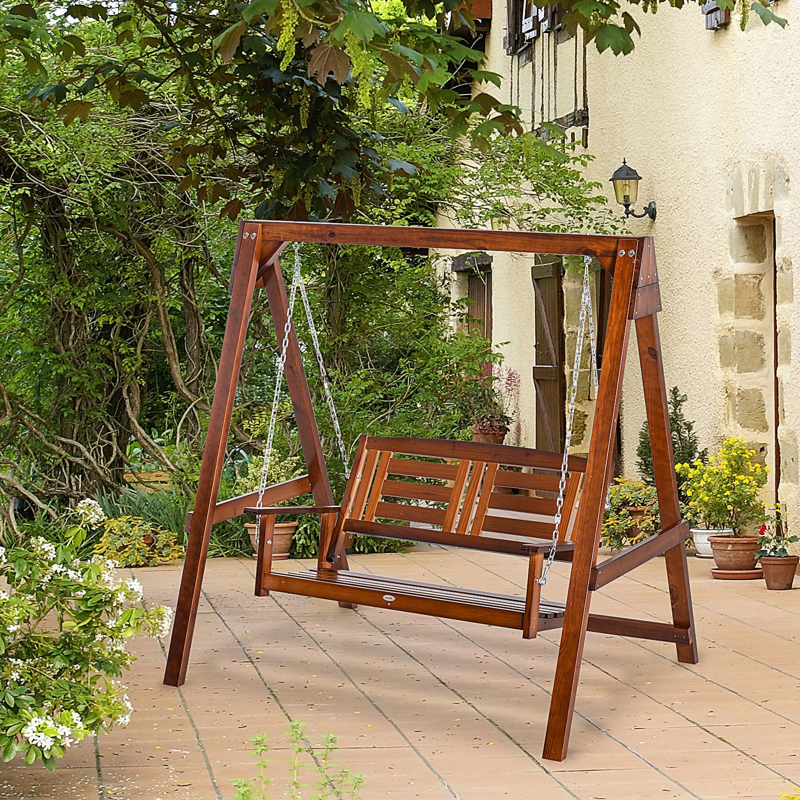 outsunny-2-seater-outdoor-garden-swing-chair-wooden-hammock-bench-for-porch-patio-yard