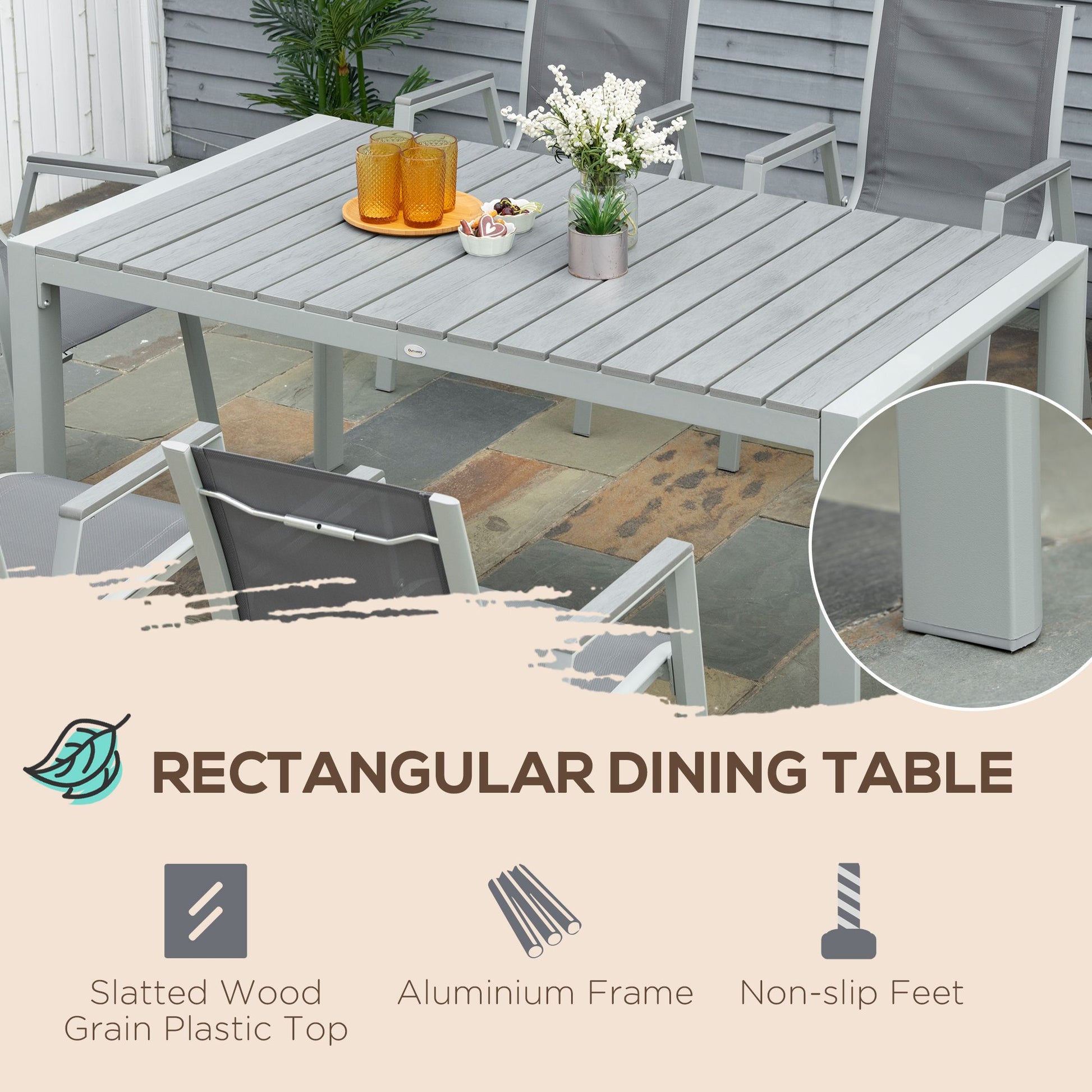 outsunny-7-pieces-garden-dining-set-outdoor-table-and-6-armchairs-aluminium-frame-slatted-wood-grain-plastic-top-table-mesh-fabric-seats-light-grey