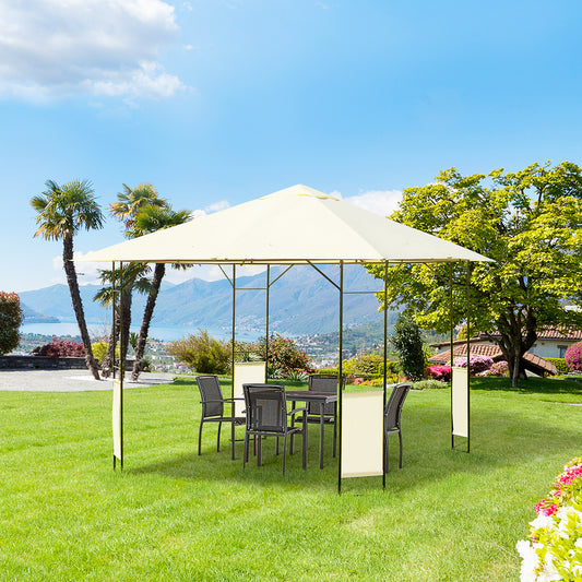 outsunny-3-x-3-m-garden-metal-gazebo-for-party-and-bbq-w-water-resistant-pe-canopy-top-cream