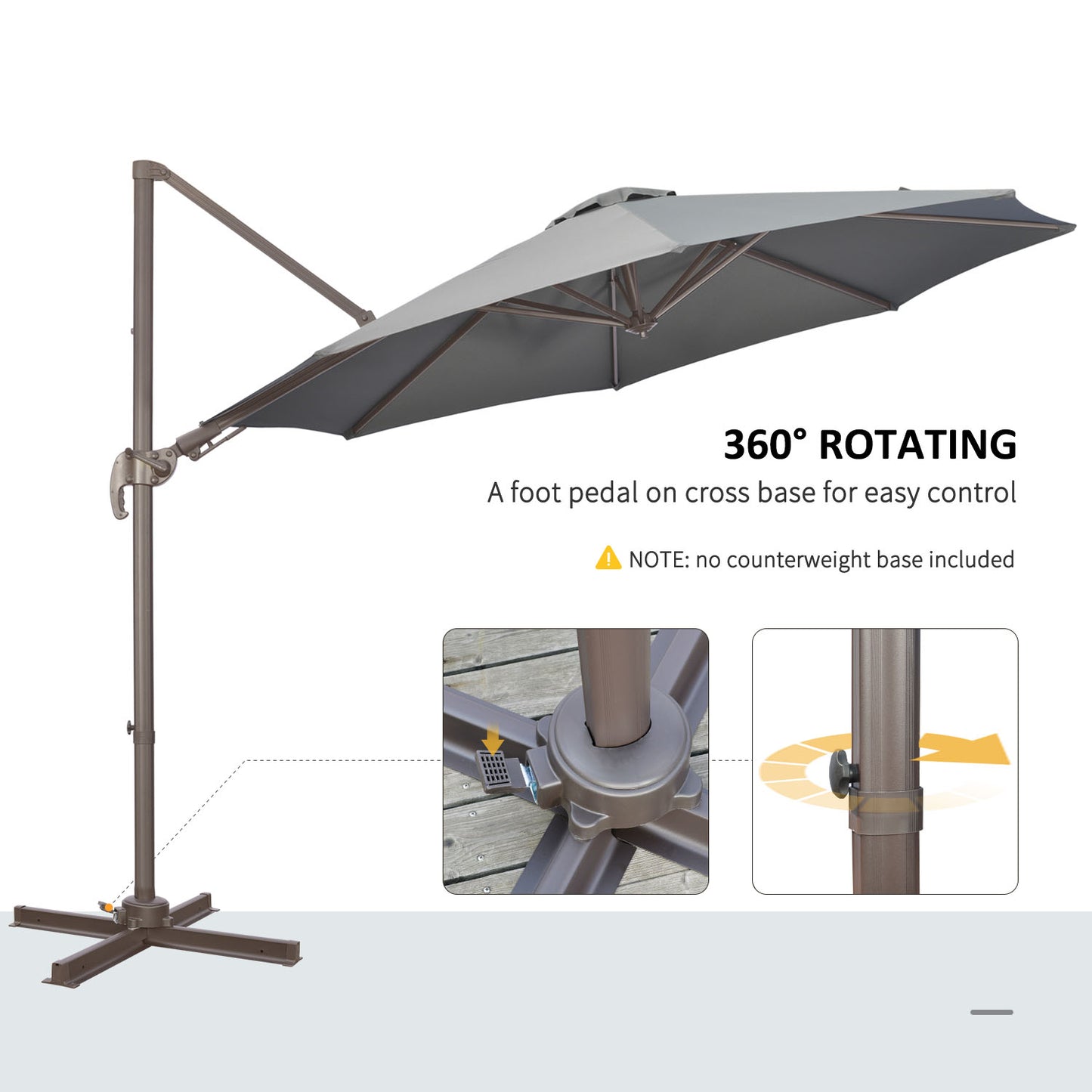 outsunny-3m-cantilever-parasol-360-rotation-roma-umbrella-hanging-sun-shade-with-aluminum-frame-tilt-crank-8-ribs-and-cross-base-dark-grey