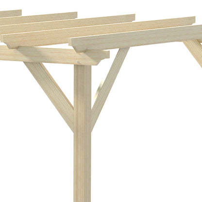 outsunny-3-6-x-3m-wooden-garden-pergola-kit-decorative-outdoor-gazebo-shelter-for-climbing-vines-flowers-natural