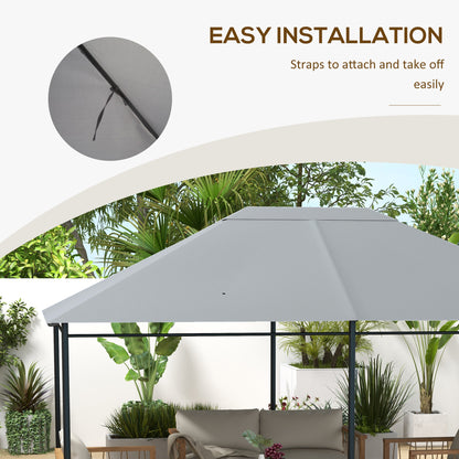 outsunny-3-x-4m-gazebo-canopy-replacement-cover-gazebo-roof-replacement-top-cover-only-light-grey