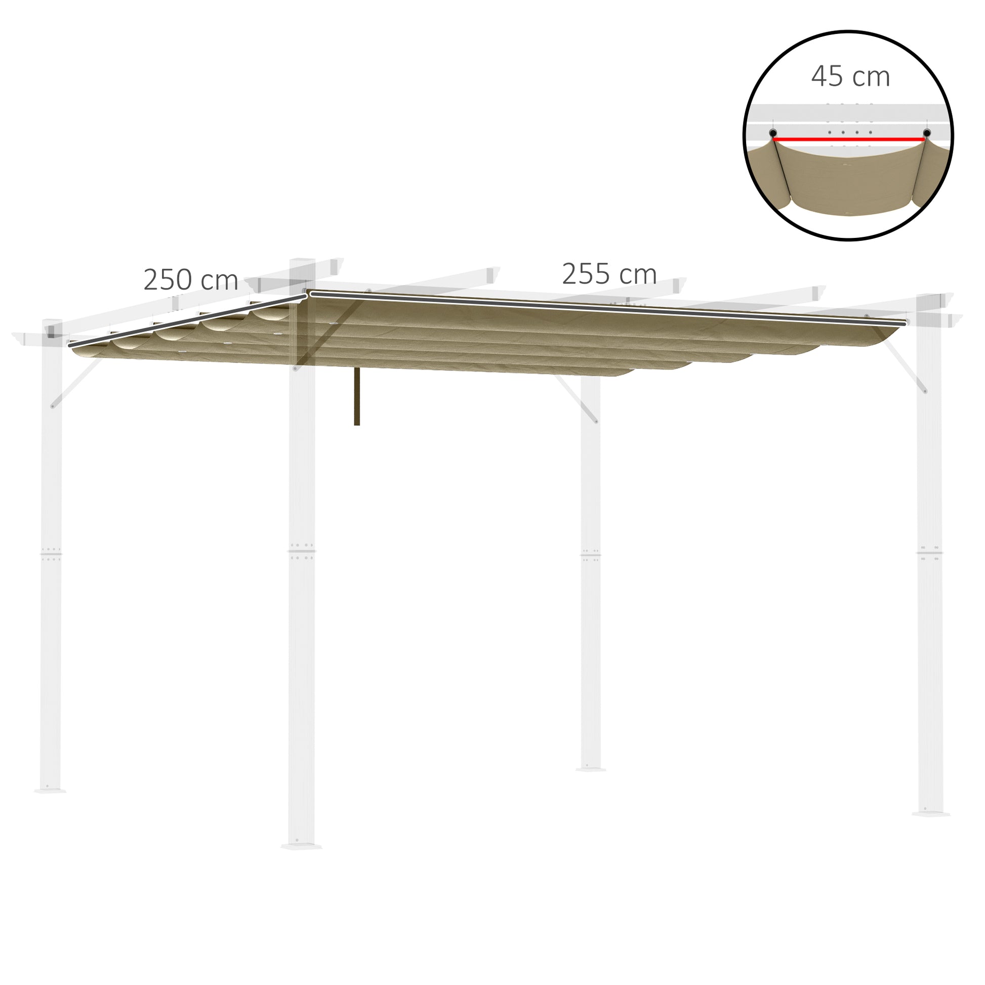 outsunny-retractable-pergola-shade-cover-replacement-canopy-fabric-for-3-x-3-m-pergola-gazebo-retractable-roof-tan