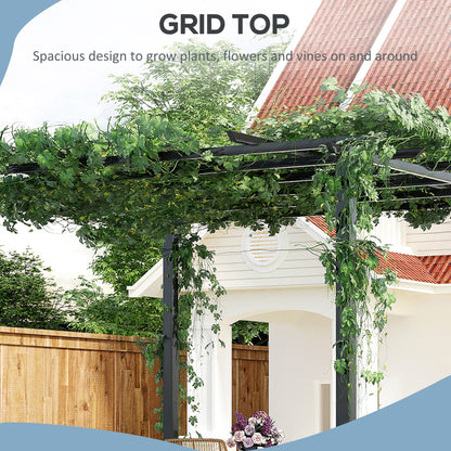 outsunny-3-x-3-meter-metal-pergola-gazebo-grape-trellis-climbing-plants-outdoor-sun-shelter-arbours-garden