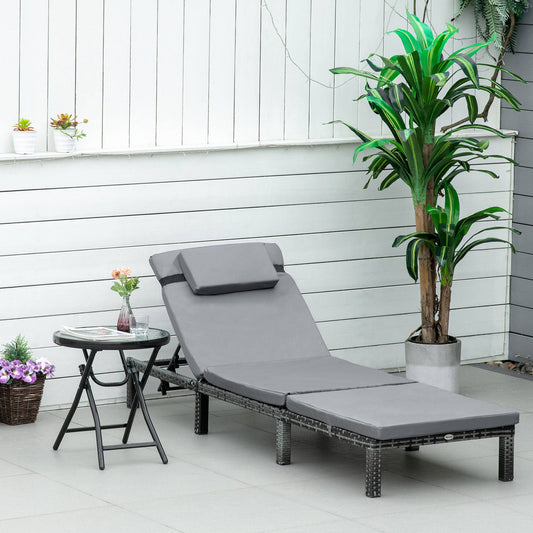 outsunny-garden-outdoor-rattan-furniture-patio-sun-lounger-recliner-reclining-chair-bed-fire-resistant-sponge-grey