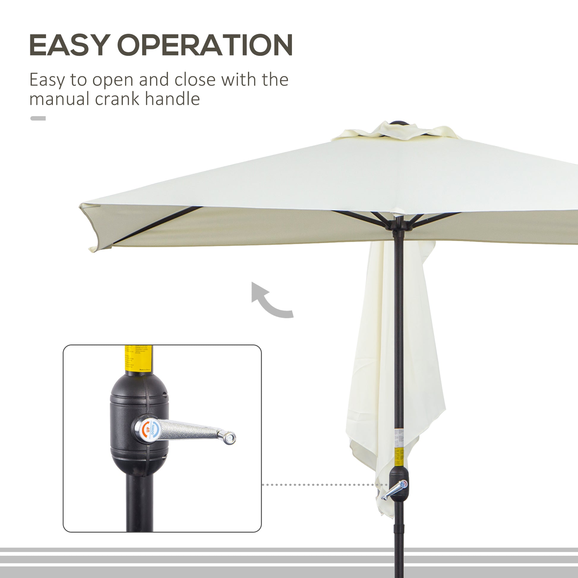 outsunny-balcony-half-parasol-semi-round-umbrella-patio-crank-handle-2-3m-beige-no-base-included