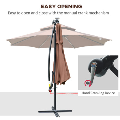 outsunny-3m-cantilever-parasol-banana-hanging-umbrella-with-double-roof-led-solar-lights-crank-8-sturdy-ribs-and-cross-base-for-outdoor-coffee