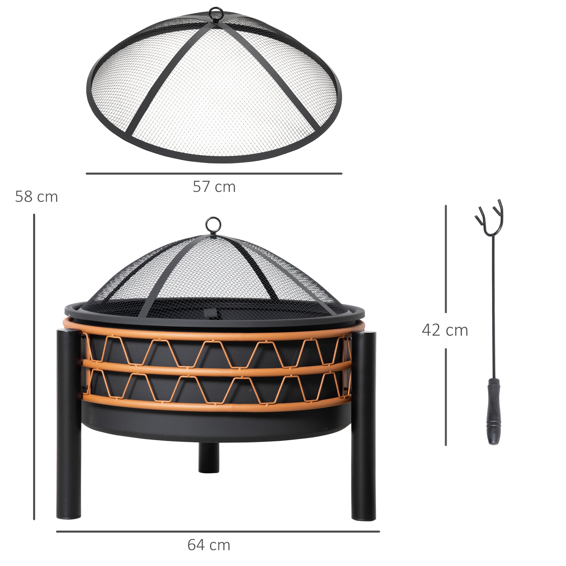 outsunny-outdoor-fire-pit-metal-round-firepit-bowl-charcoal-log-wood-burner-with-screen-cover-poker-for-patio-bbq-camping-64-x-64-x-58cm-black