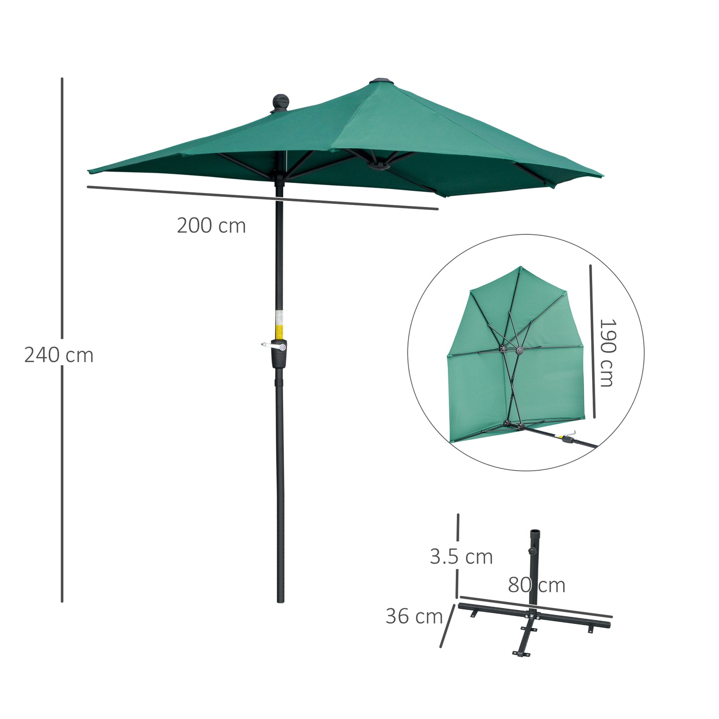 outsunny-2m-half-parasol-market-umbrella-garden-balcony-parasol-with-crank-handle-cross-base-double-sided-canopy-dark-green