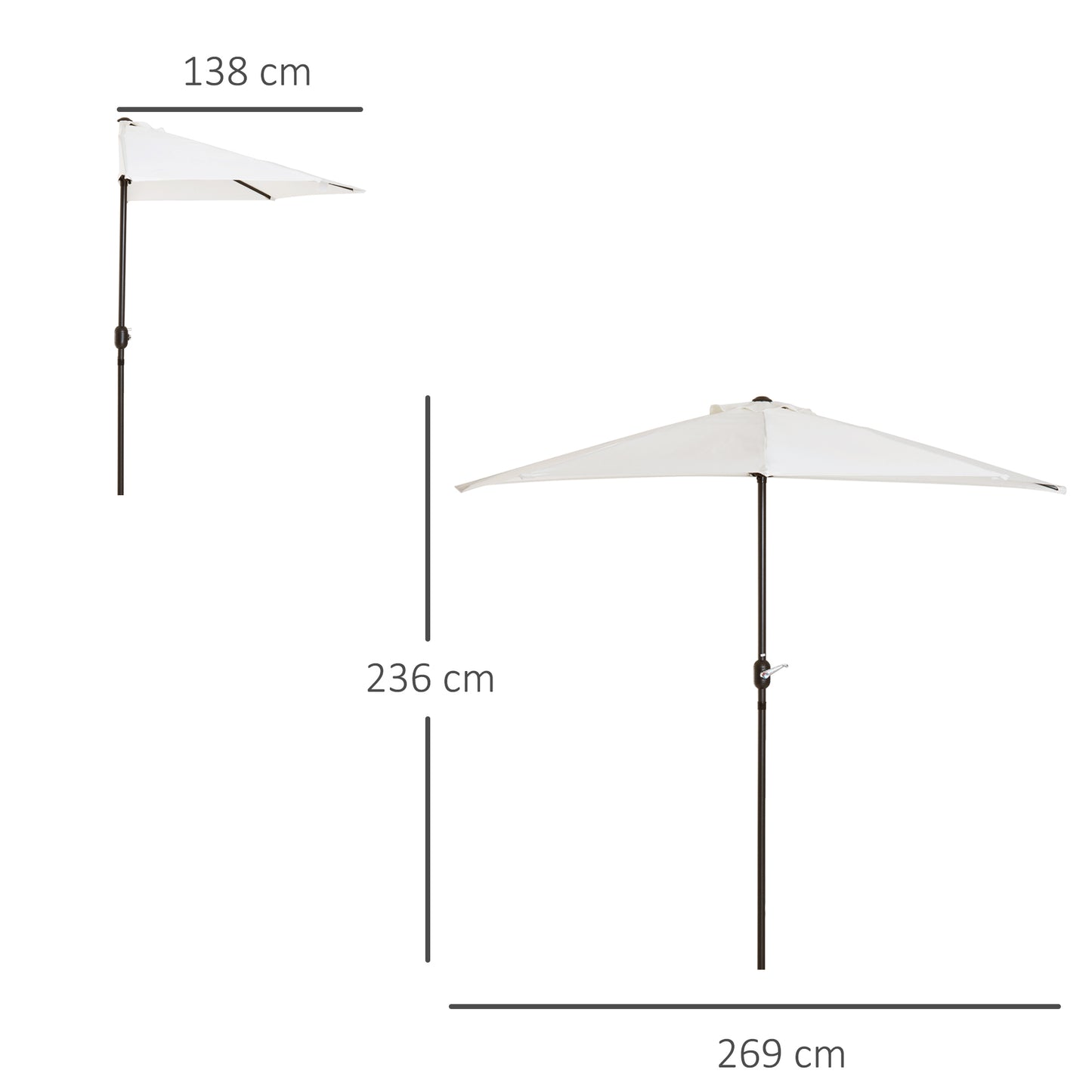 outsunny-2-7m-balcony-half-parasol-5-steel-ribs-construction-garden-outdoor-umbrella-cream-white