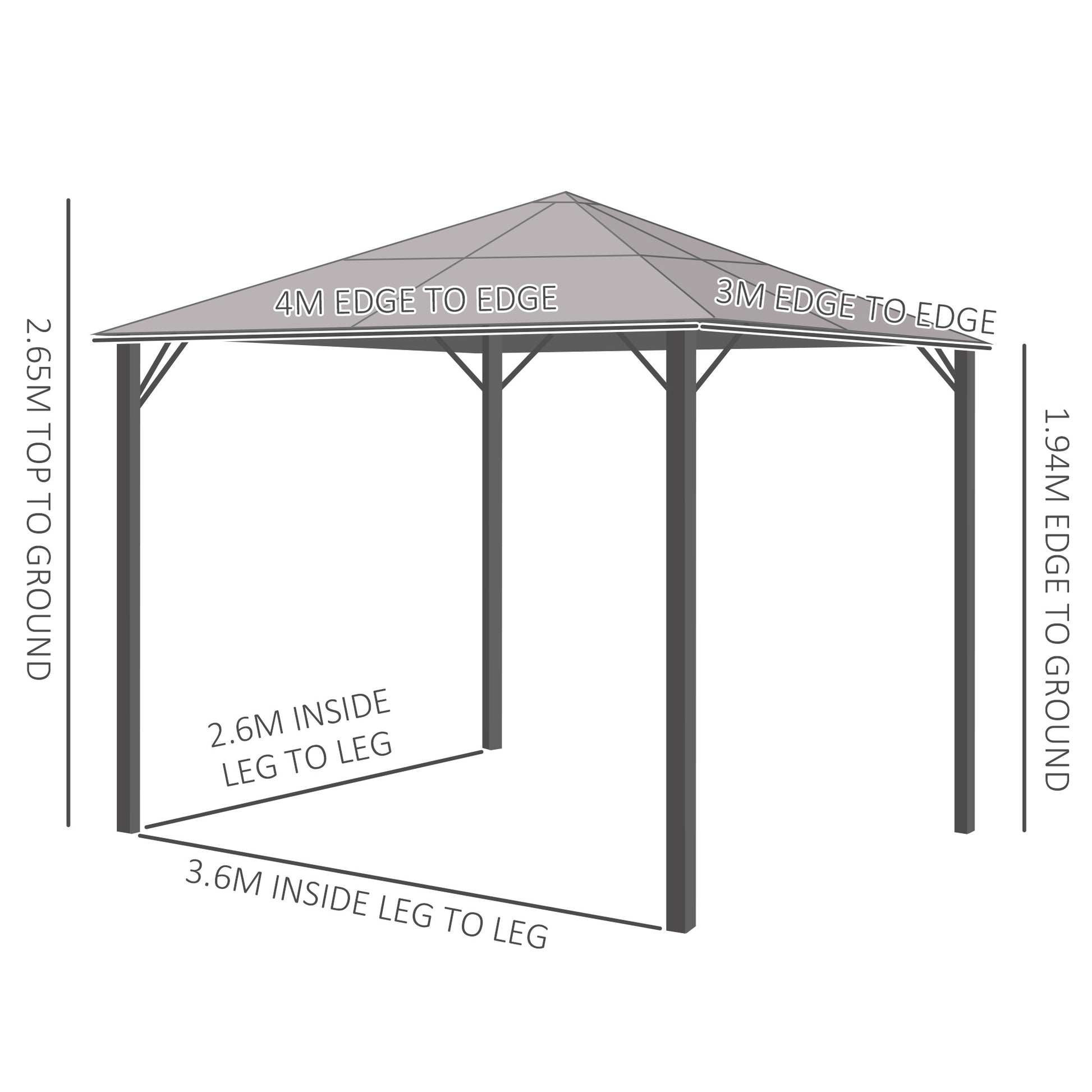 outsunny-4-x-3m-garden-aluminium-gazebo-hardtop-roof-canopy-marquee-party-tent-patio-outdoor-shelter-with-mesh-curtains-side-walls-grey