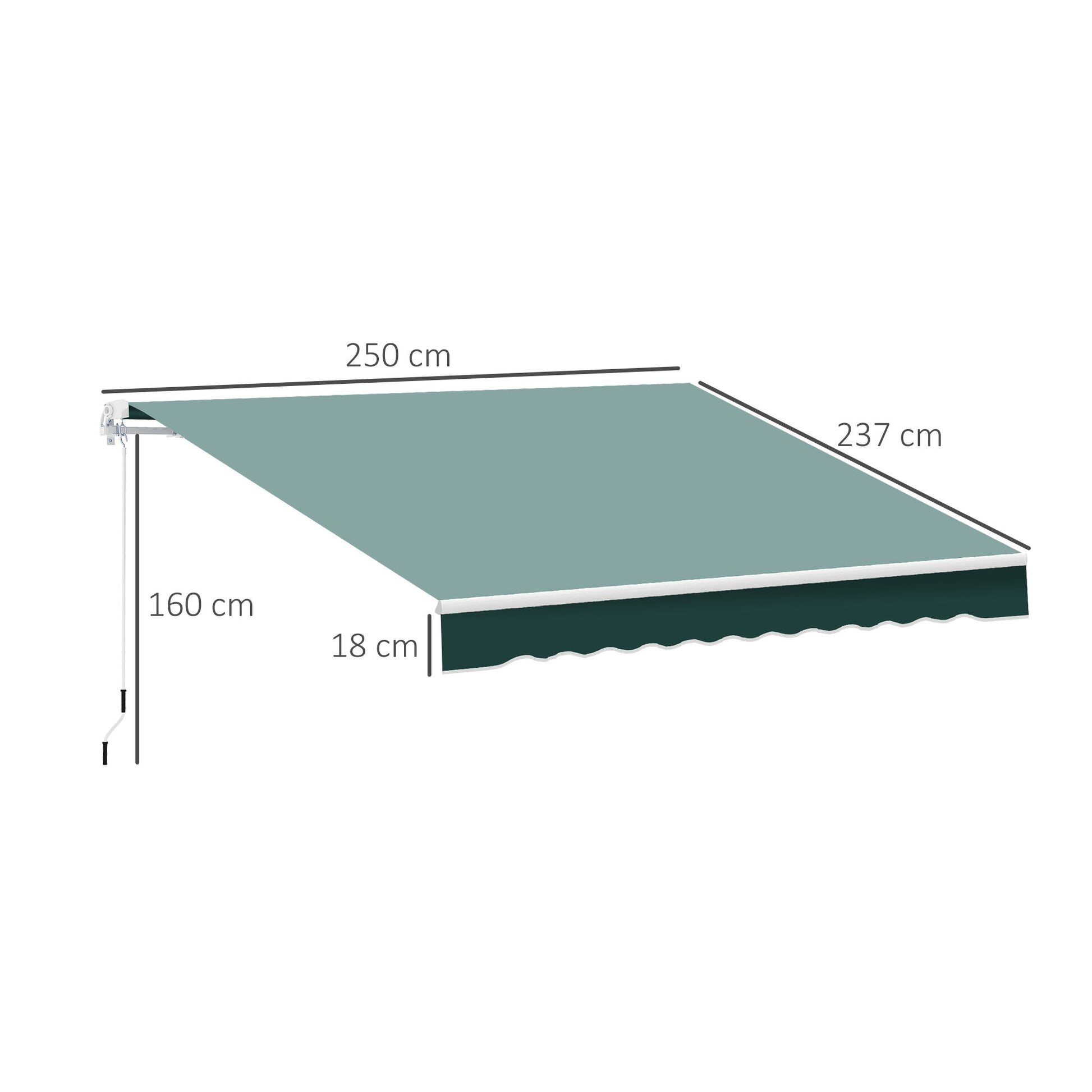 outsunny-2-5m-x-2m-garden-patio-manual-awning-canopy-sun-shade-shelter-retractable-with-winding-handle-green