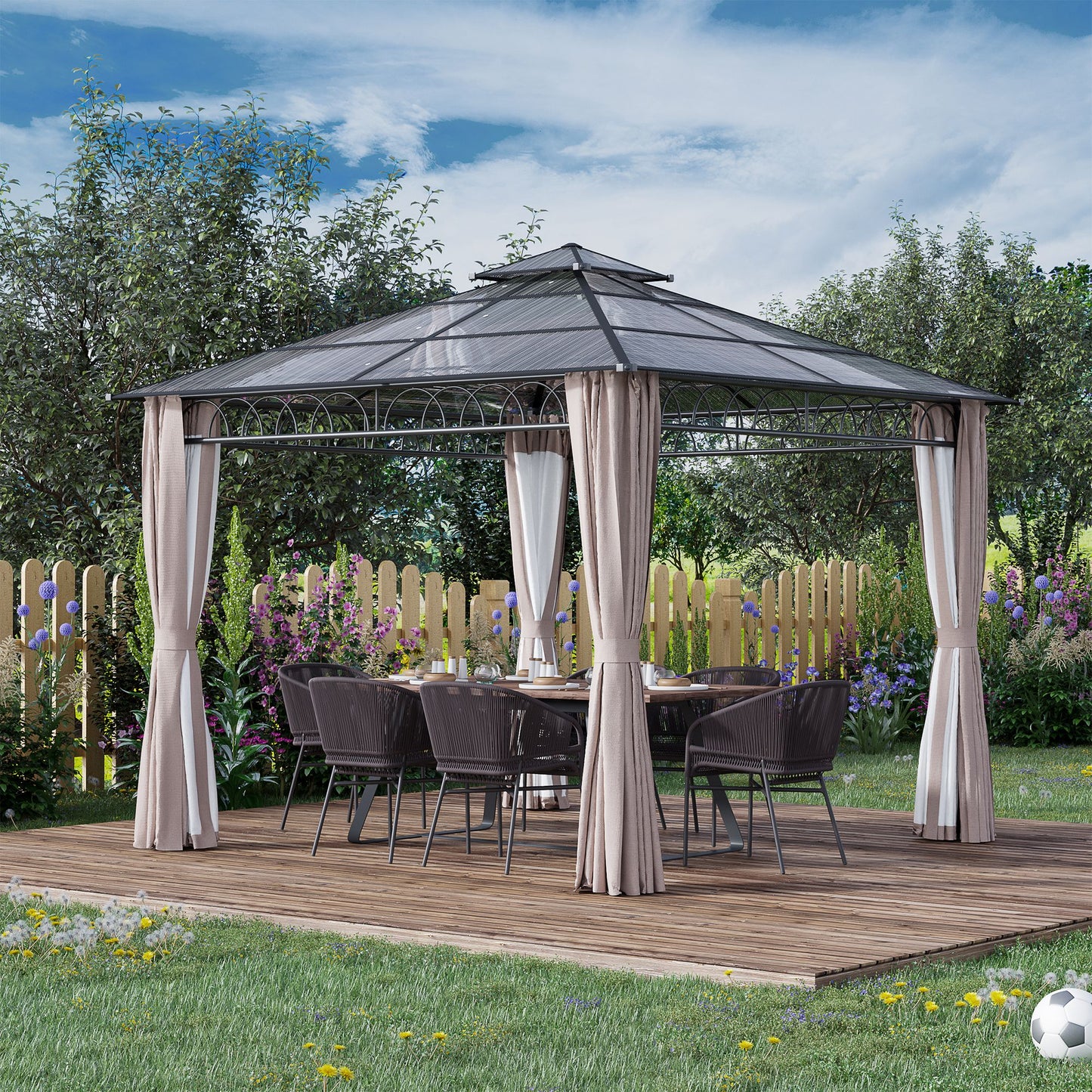 outsunny-3-x-3-m-outdoor-polycarbonate-gazebo-double-roof-hard-top-gazebo-with-galvanized-steel-frame-nettings-curtains