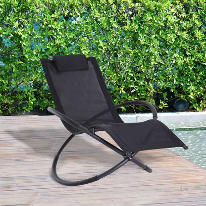 outsunny-outdoor-orbital-lounger-zero-gravity-patio-chaise-foldable-rocking-chair-w-pillow-black