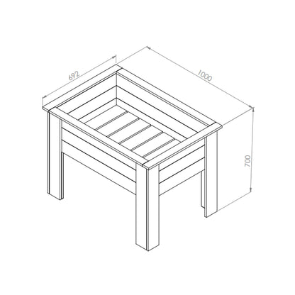 Carlton 1M Raised Planter