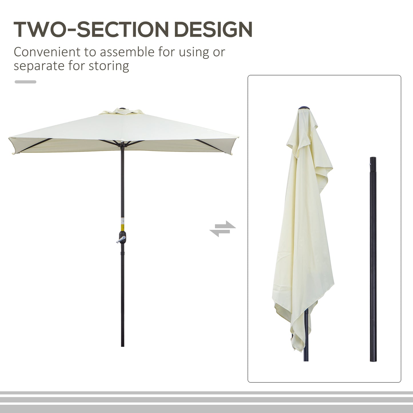 outsunny-balcony-half-parasol-semi-round-umbrella-patio-crank-handle-2-3m-beige-no-base-included