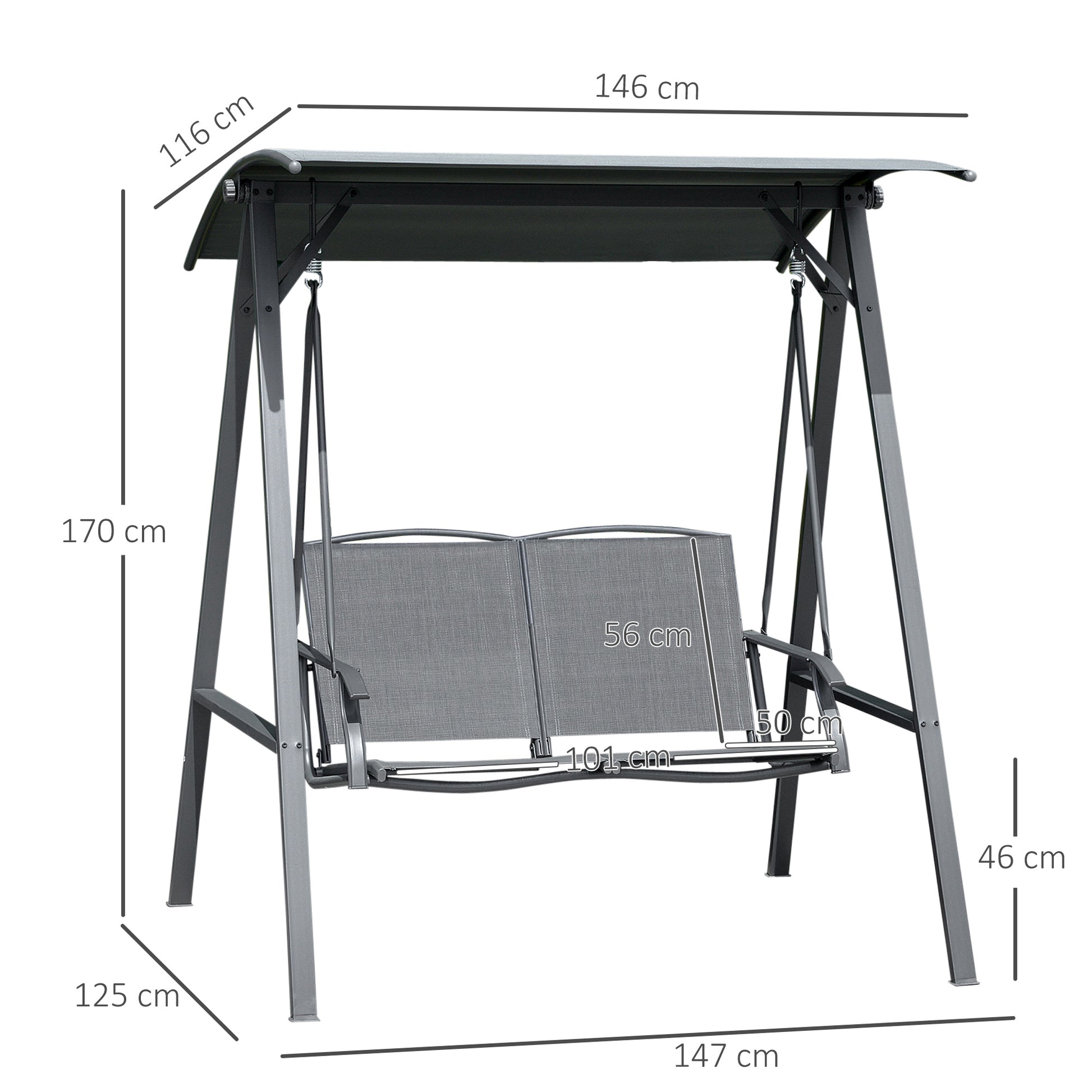 outsunny-2-seater-garden-swing-chair-outdoor-canopy-swing-bench-with-adjustable-shade-and-metal-frame-dark-grey