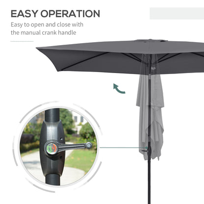 outsunny-2-x-3m-garden-parasols-umbrellas-rectangular-patio-market-umbrella-outdoor-sun-shade-w-crank-push-button-tilt-aluminium-pole-dark-grey