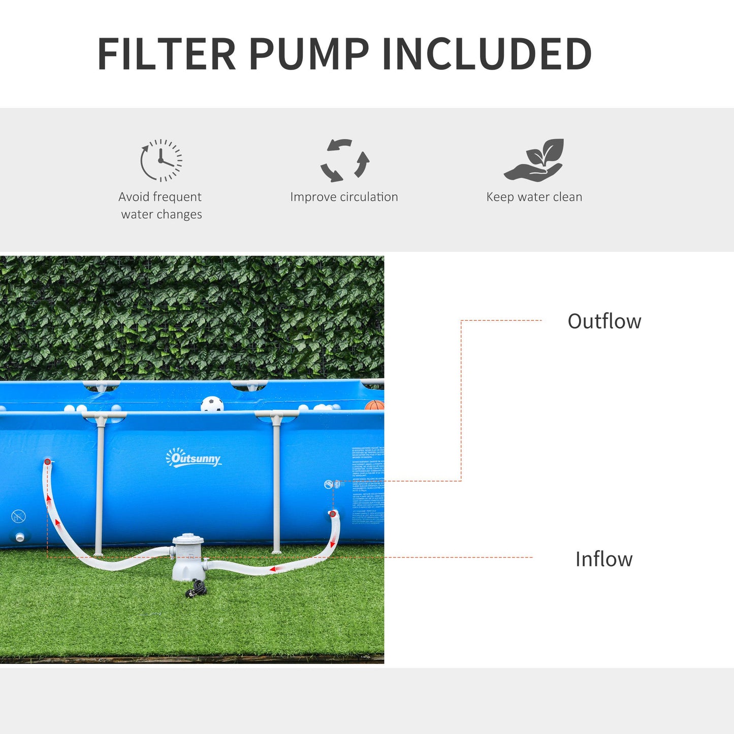 outsunny-steel-frame-pool-with-filter-pump-and-filter-cartridge-rust-resistant-above-ground-pool-with-reinforced-sidewalls-252-x-152-x-65cm-blue