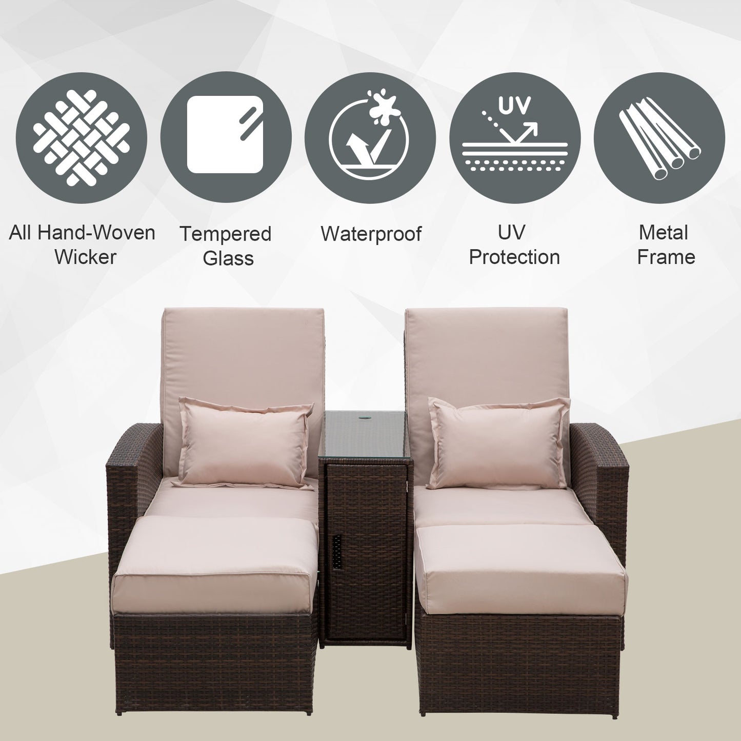 outsunny-outdoor-garden-rattan-companion-sofa-chair-stool-lounger-recliner-love-sunbed-daybed-patio-wicker-weave-furniture-set-assembled-brown