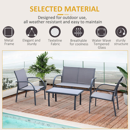 outsunny-4-pcs-curved-steel-patio-furniture-set-w-loveseat-texteline-seats-glass-top-table-for-party-event-grey