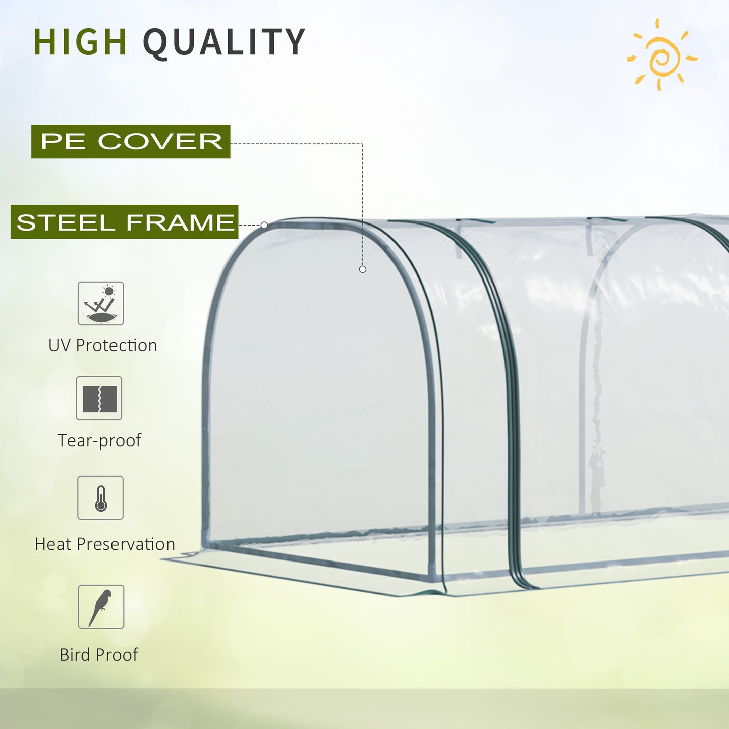 outsunny-portable-small-greenhouse-steel-frame-with-zipper-doors-pvc-tunnel-greenhouse-plant-grow-house-350lx100wx80hcm-dark-green-transparent