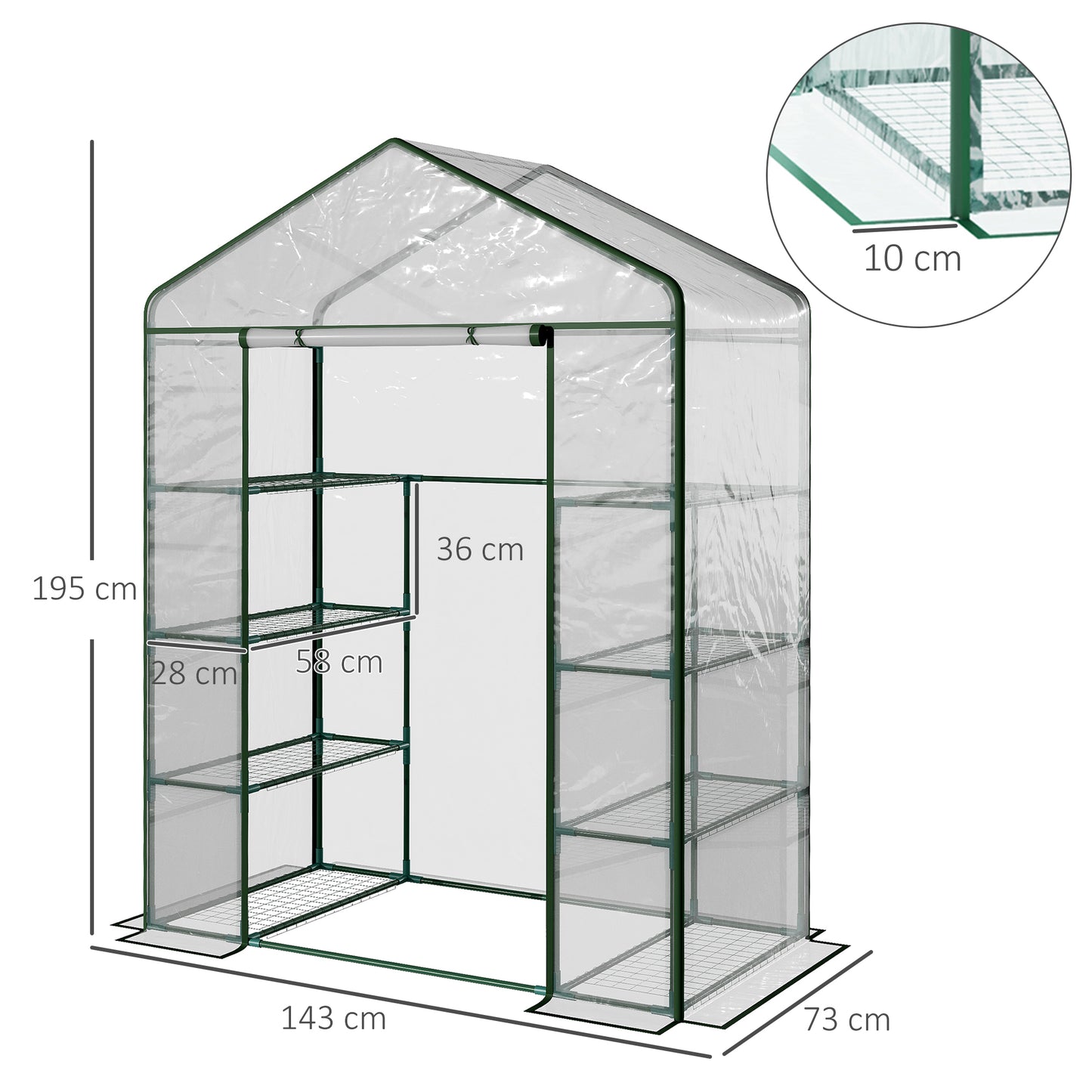 outsunny-4-tiers-8-shelves-metal-frame-walk-in-portable-greenhouse-transparent-143-l-x-73w-x-195h-cm